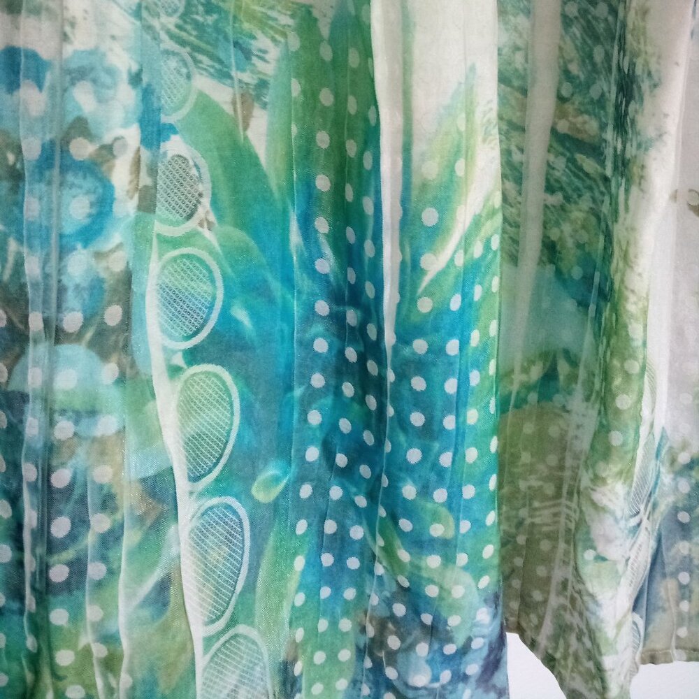 Dress Barn Skirt Elastic Waist Size 14 / 16Mid Calf Length Just Beautiful